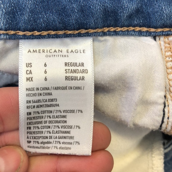 AEO hi-rise legging super distressed - Picture 5 of 7